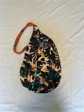 KAVU Island Canopy Mini Rope Sling Bag EUC